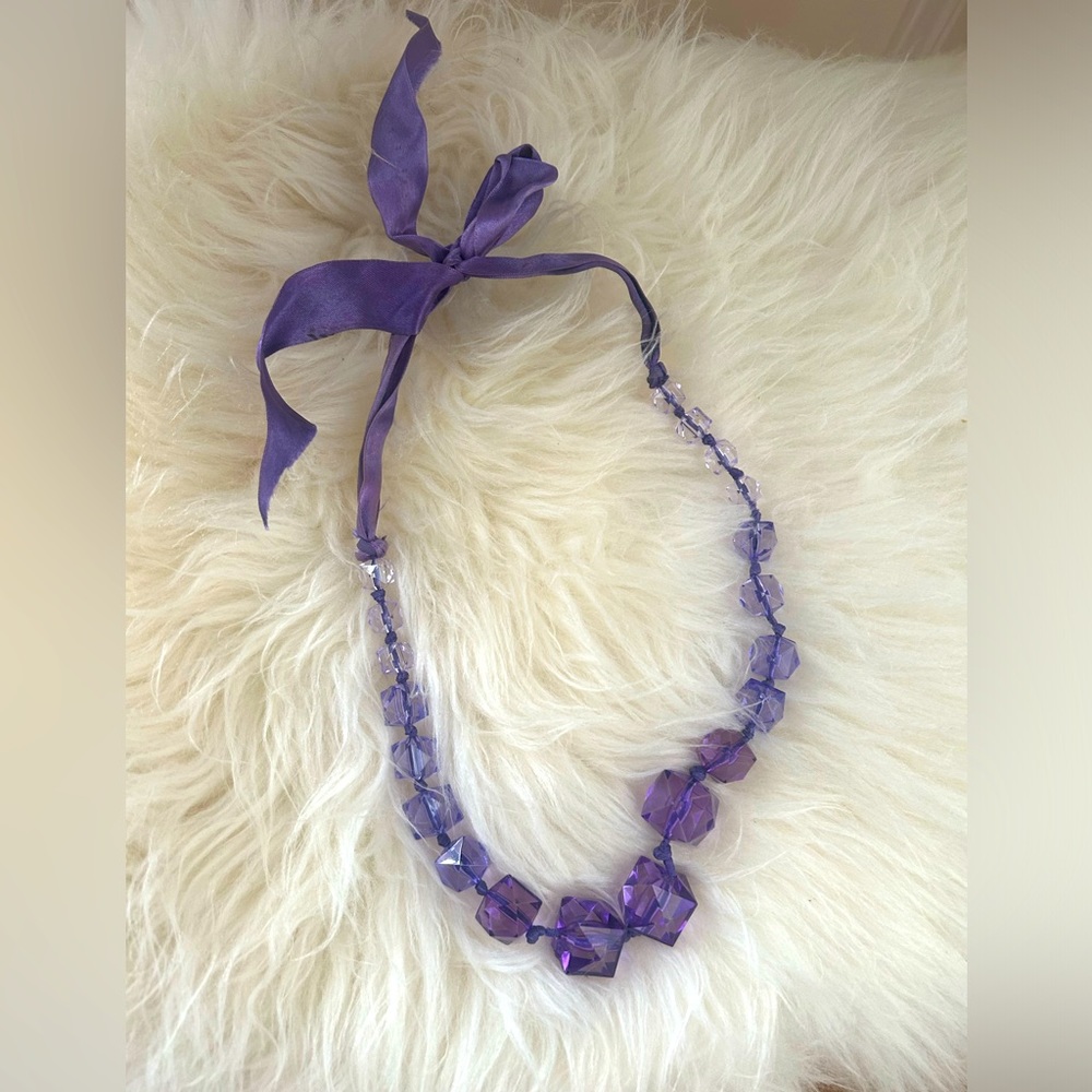 Purple Jewel necklace
